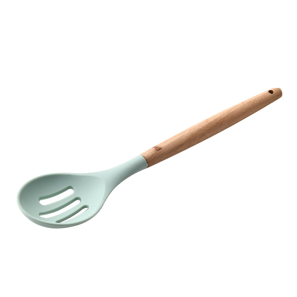 Silicone Cookware Featuring Ergonomic Wooden Handles