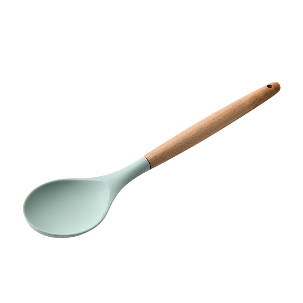 Silicone Cookware Featuring Ergonomic Wooden Handles