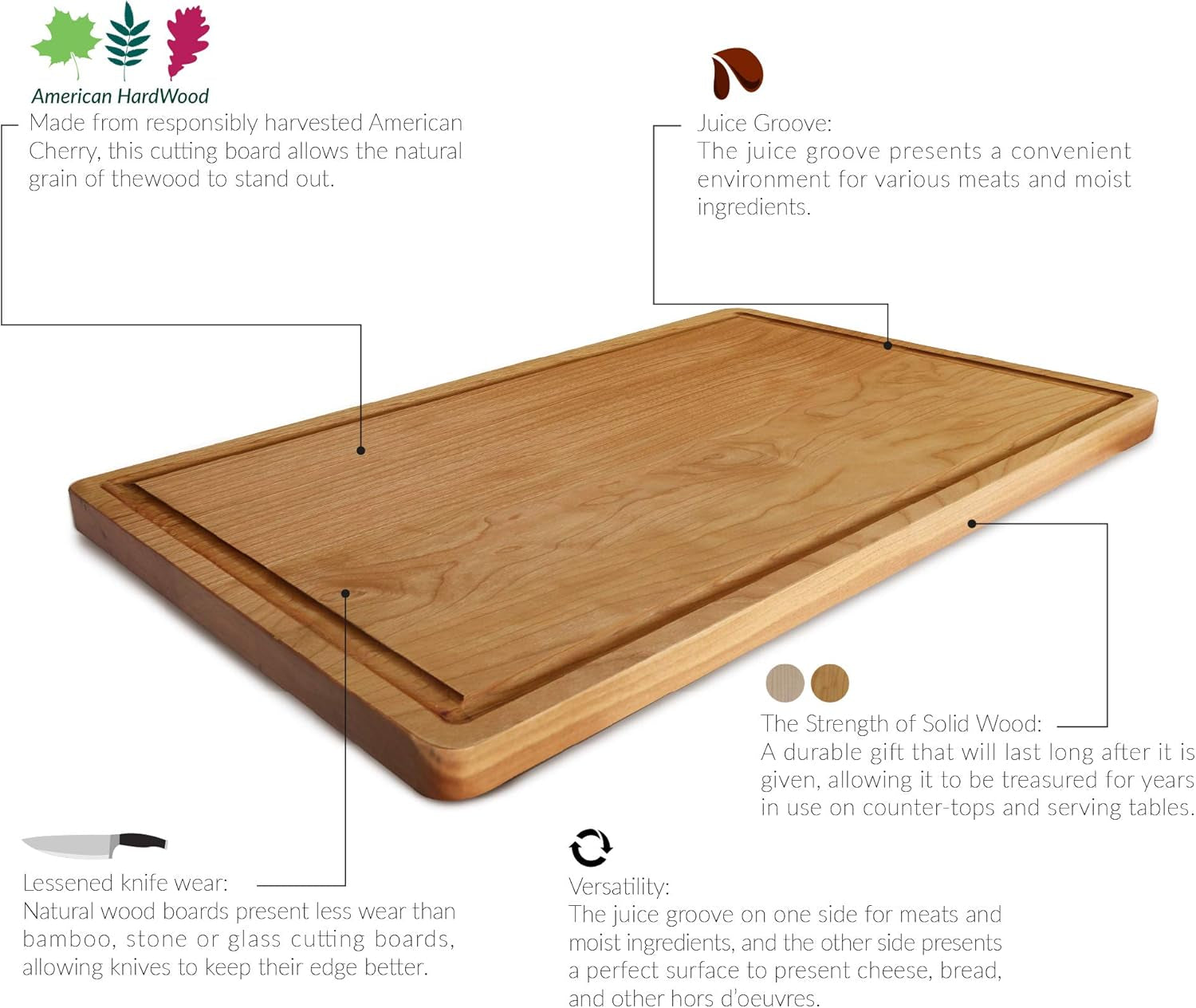 Cherry Wood Cutting Board