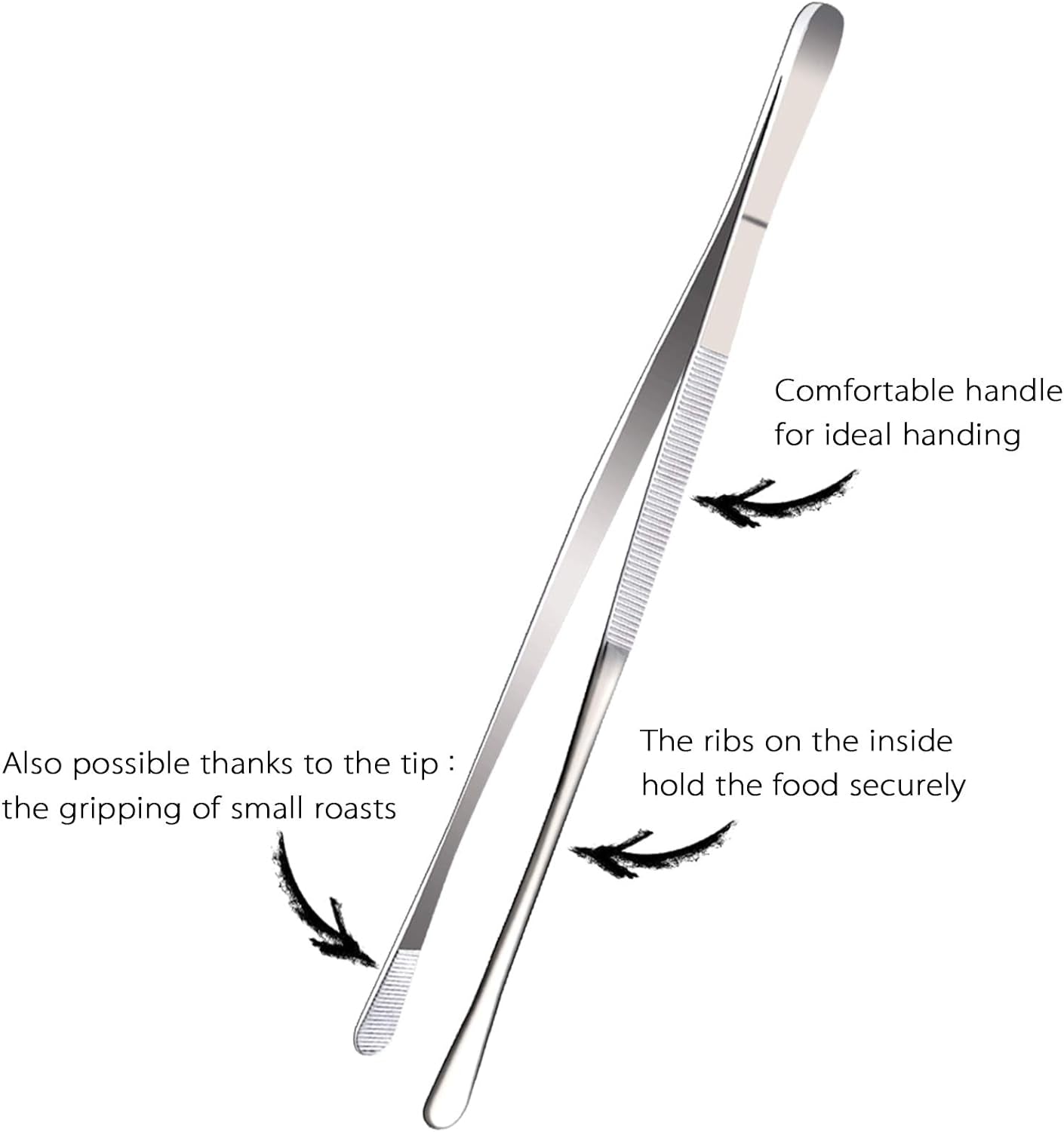 Stainless Steel Cooking Tweezers 